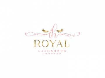 Logo firmowe dla salonu urody złote beauty